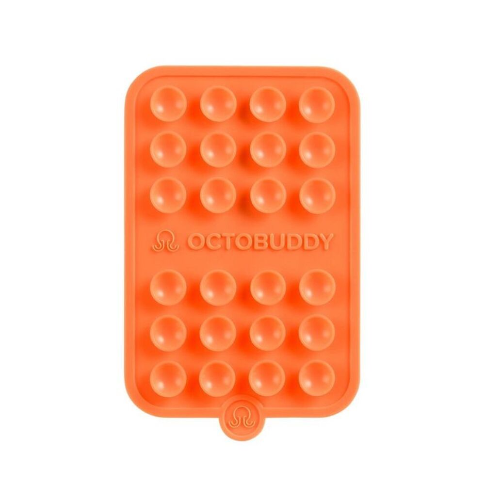 Octobuddy -  Silicone Suction Cup Phone Case Mount Ma Orange